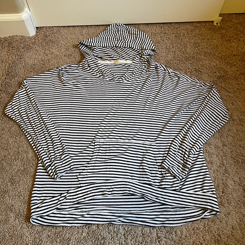 Stipe Long Sleeve Hoodie Shirt